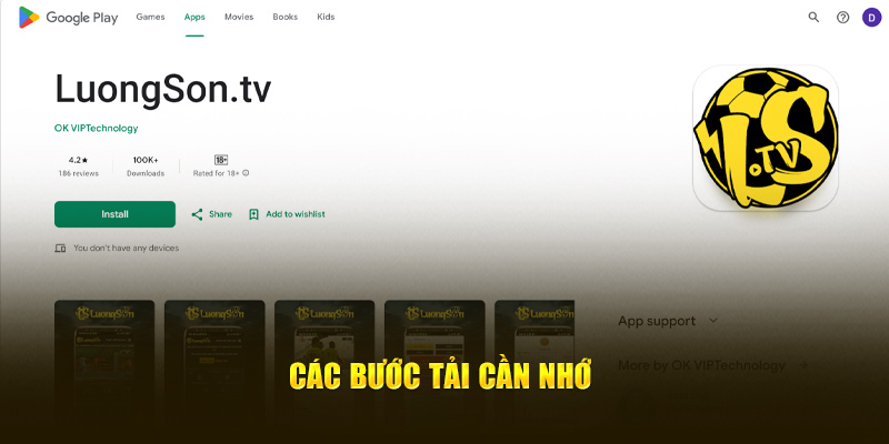 Các bước tải cần nhớ