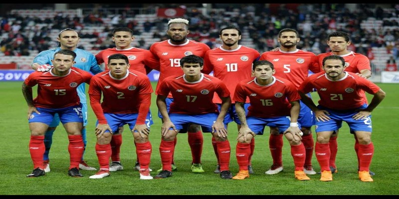 Hình ảnh đội bóng Costa Rica luong son tại World Cup